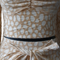 Conjunto Paula Raia Veludo Bege - 36/38 