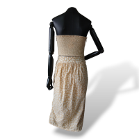 Conjunto Paula Raia Veludo Bege - 36/38 