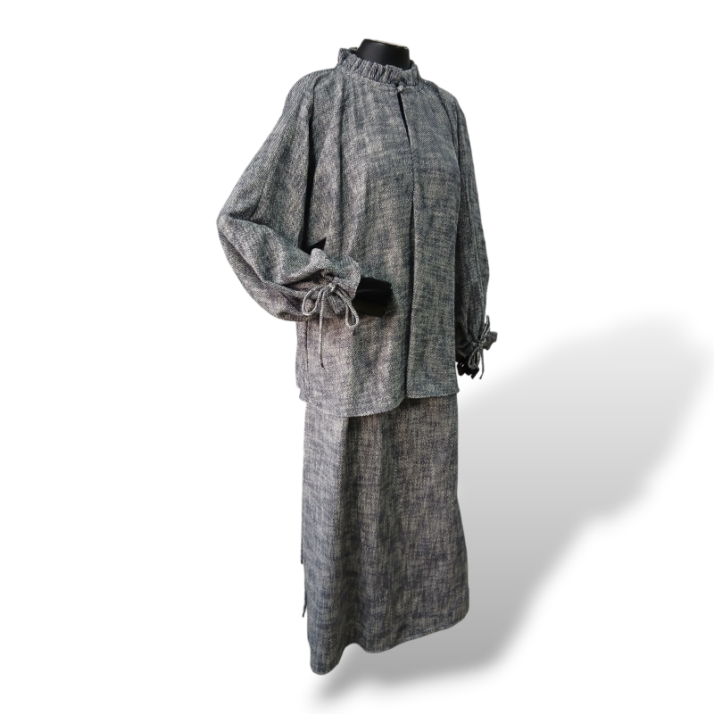 Conjunto Paula Raia Tweed Bicolor -36