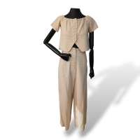 Conjunto Paula Raia Quadriculado Amarelo - 36