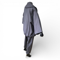 Conjunto Paula Raia Em Veludo Cinza-40