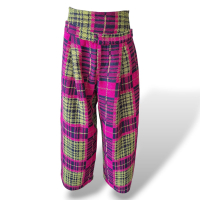 Conjunto Paula Raia Xadrez Fucsia, Marinho e Verd-36