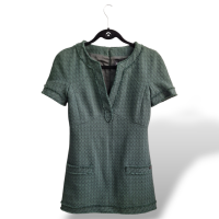 Conjunto Chanel em Tweed Verde Musgo