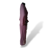 Conjunto De Goeye Vinho de Saia, Blusa e Colete-Uni