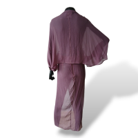 Conjunto De Goeye Vinho de Saia, Blusa e Colete-Uni