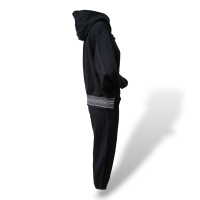 Conjunto De Goeye Preto Listras - P/M