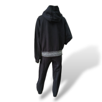 Conjunto De Goeye Preto Listras - P/M