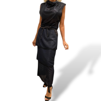 Conjunto De Goeye Azul e Preto - 36