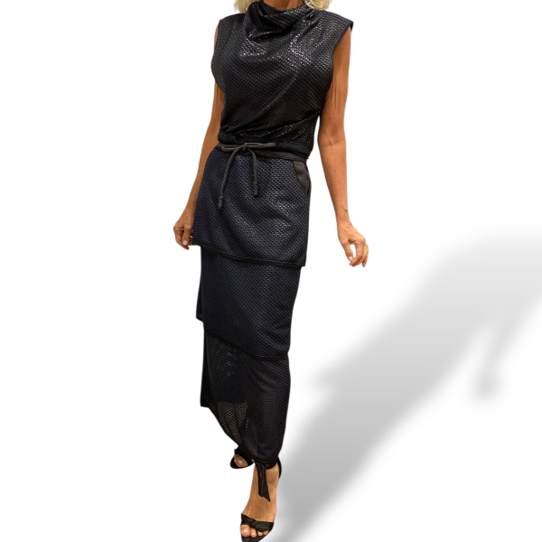 Conjunto De Goeye Azul e Preto - 36