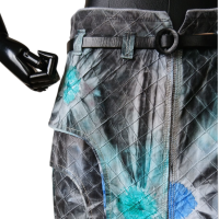 Conjunto Raia de Goeye Tye Die Azul e Verde-38