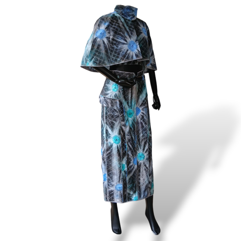 Conjunto Raia de Goeye Tye Die Azul e Verde-38