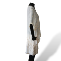 Conjunto Zara Bordado Off White - M/G