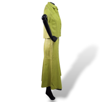 Conjunto Renatta Gomes em couro Limão-P