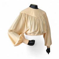 Blusa Paula Raia Cropped Amarela - 36