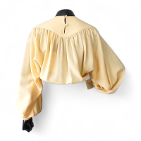 Blusa Paula Raia Cropped Amarela - 36