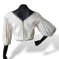 Cropped Zimmermann Em Linho Off White-36