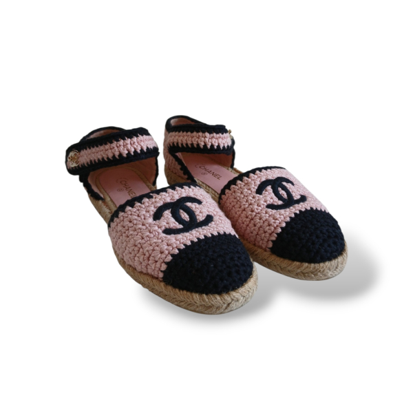 Espadrille Chanel Crochê Bicolor - 35