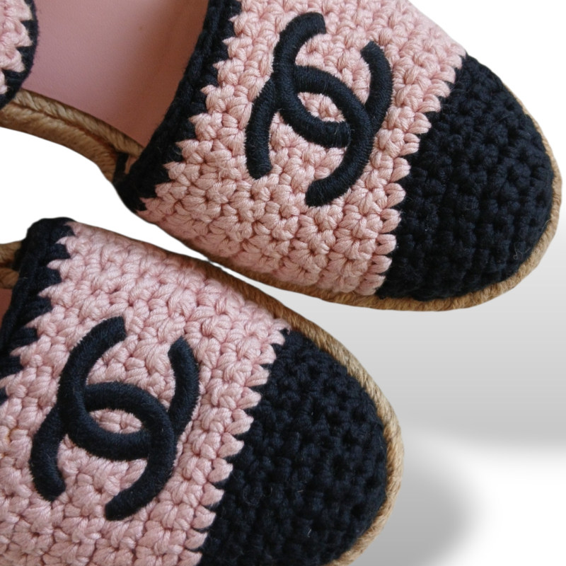 Espadrille Chanel Crochê Bicolor - 35