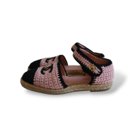 Espadrille Chanel Crochê Bicolor - 35 Espadrille Chanel Crochê Bicolor - 35