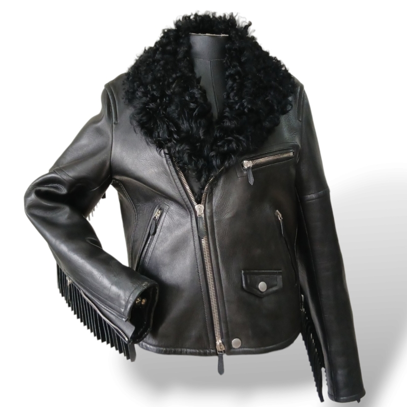 Jaqueta Burberry Couro Preto - 44