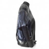 Jaqueta Cris Barros em Couro Preta - 38