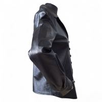 Camisa Cruise em Couro Preta - 40