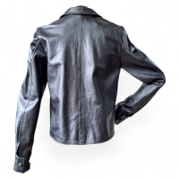 Camisa Cruise em Couro Preta - 40