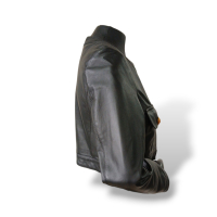 Jaqueta Lica Melzer de Couro Preto - 36