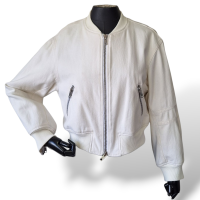 Jaqueta Phillip Lim Off White Detalhe com Zíper-40 Jaqueta Phillip Lim Off White Detalhe com Zíper-40