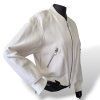 Jaqueta Phillip Lim Off White Detalhe com Zíper-40 Jaqueta Phillip Lim Off White Detalhe com Zíper-40