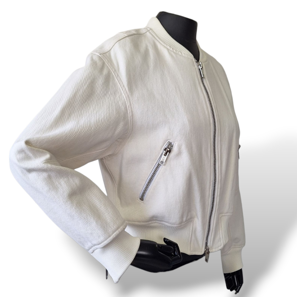 Jaqueta Phillip Lim Off White Detalhe com Zíper-40 Jaqueta Phillip Lim Off White Detalhe com Zíper-40