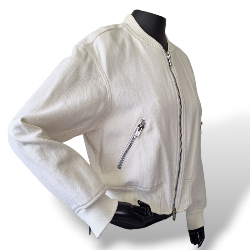 Jaqueta Phillip Lim Off White Detalhe com Zíper-40 Jaqueta Phillip Lim Off White Detalhe com Zíper-40