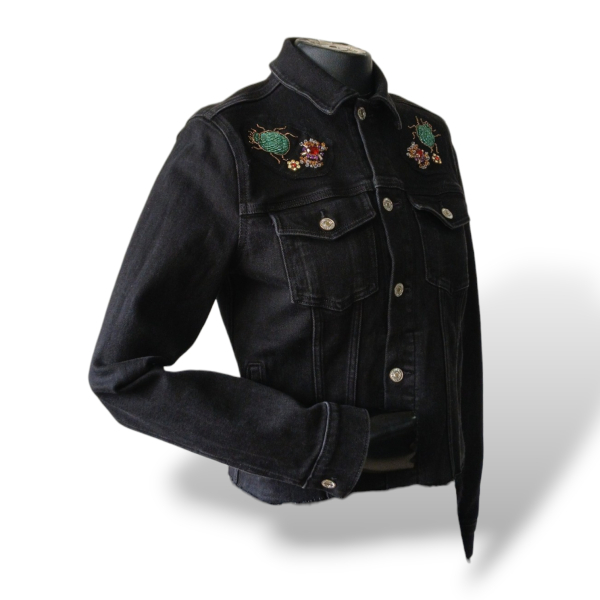 Jaqueta Seven For All Mankind Jeans Preta - P 