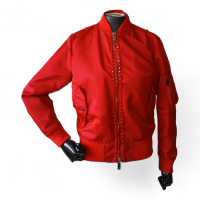 Jaqueta Valentino Vermelha com Spikes-36