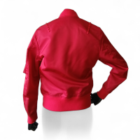 Jaqueta Valentino Vermelha com Spikes-36