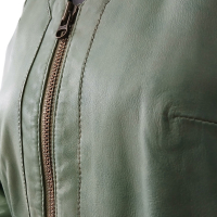Jaqueta Zadig & Voltaire Verde em Couro - M