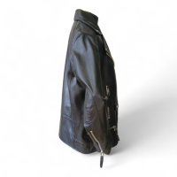 Jaqueta Zara em Couro Preta - M