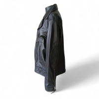 Jaqueta Zara em Couro Preta - M