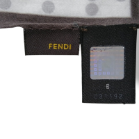 Lenço Fendi Monograma Cinza Lenço Fendi Monograma Cinza