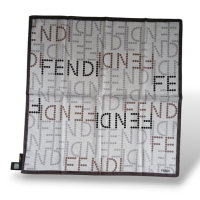 Lenço Fendi Monograma Cinza Lenço Fendi Monograma Cinza