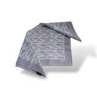 Lenço Fendi Monograma Azul