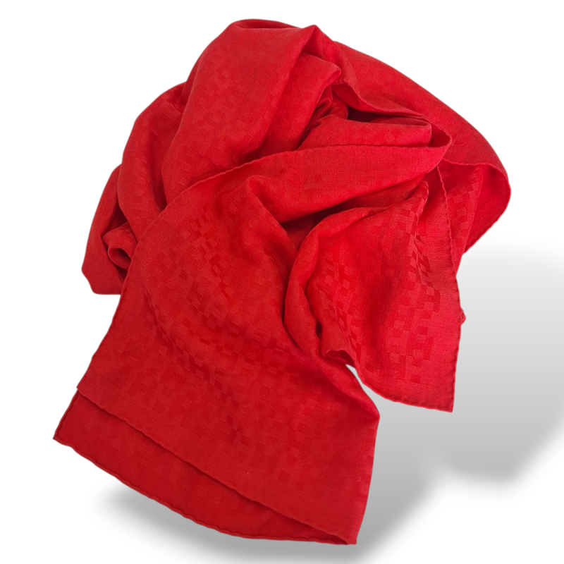 Pashmina Hermès Vermelha