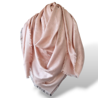Xale Louis Vuitton Rosa Bebê