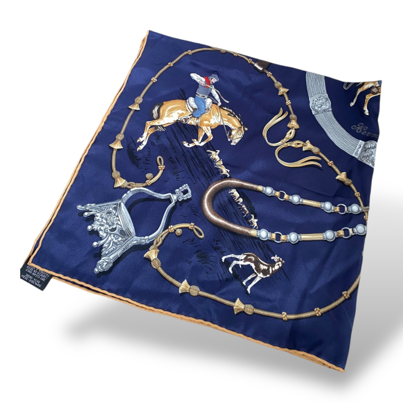 Lenço Hermès Pampa Azul  Lenço Hermès Pampa Azul
