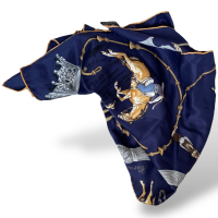 Lenço Hermès Pampa Azul 
