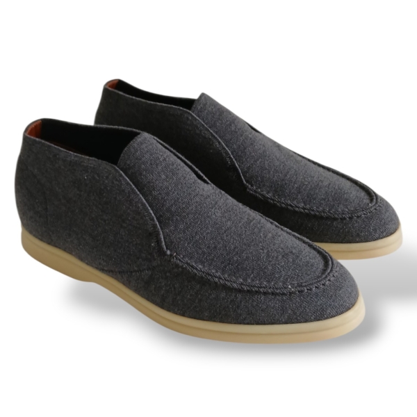 Loafer Loro Piana Summer Knitted Walk Cinza - 37
