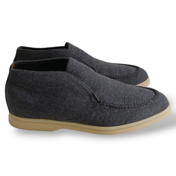 Loafer Loro Piana Summer Knitted Walk Cinza - 37