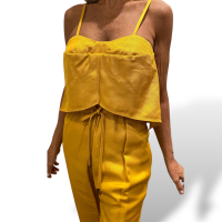 Macacão De Goeye Amarelo - 38