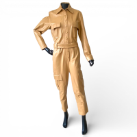 Macacão Mixed Caramelo Couro-38