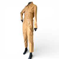 Macacão Mixed Caramelo Couro-38